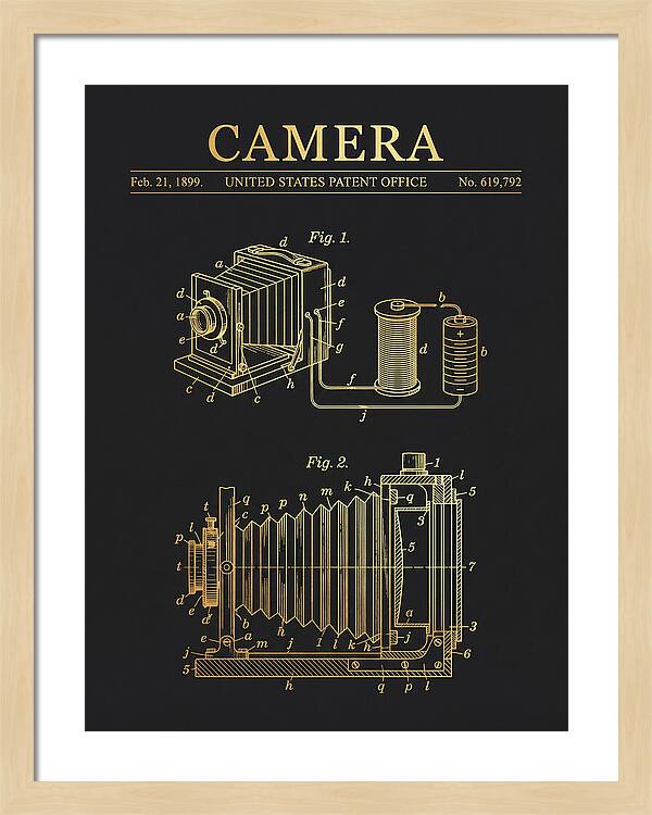 Camera Gold Patent Us619792