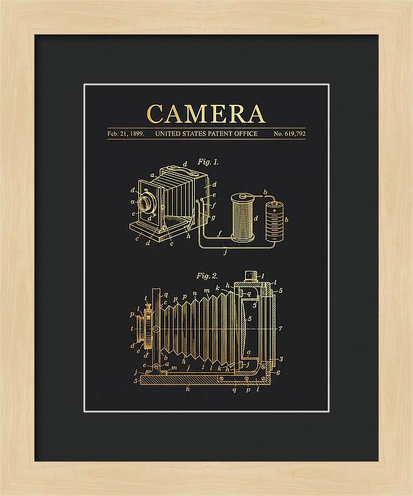 Camera Gold Patent Us619792