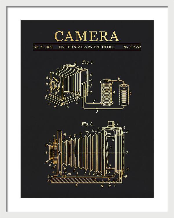 Camera Gold Patent Us619792