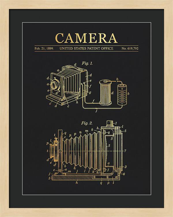 Camera Gold Patent Us619792
