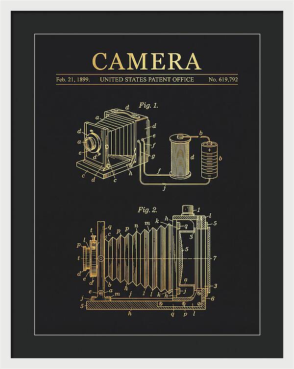 Camera Gold Patent Us619792