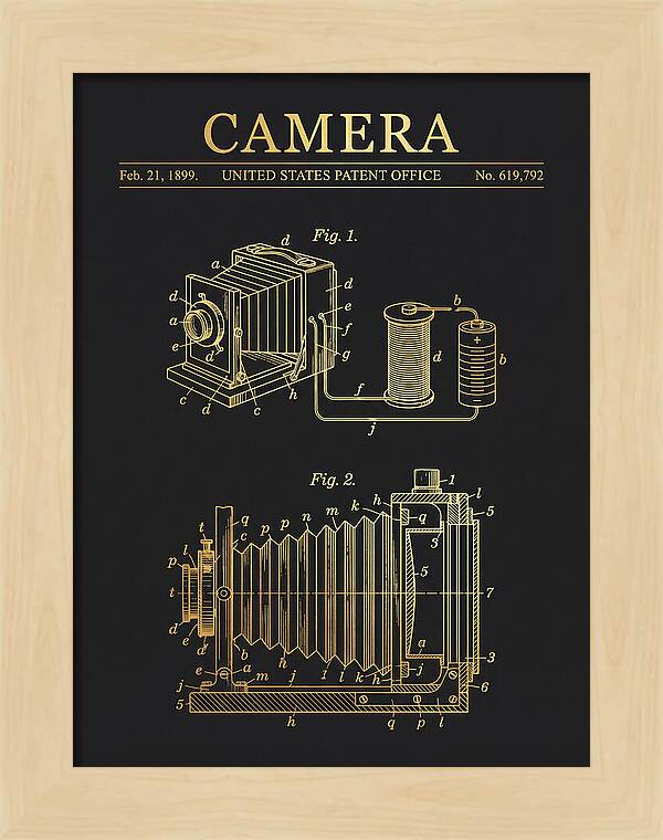 Camera Gold Patent Us619792