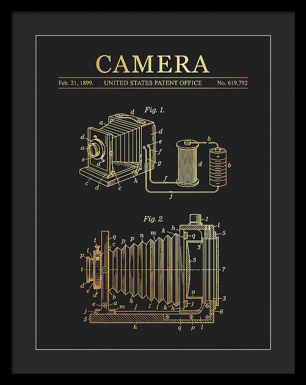 Camera Gold Patent Us619792