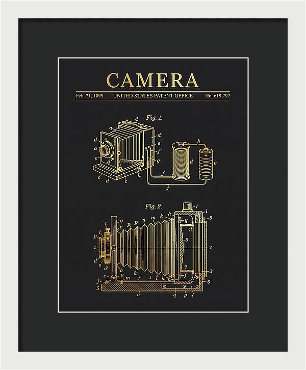 Camera Gold Patent Us619792