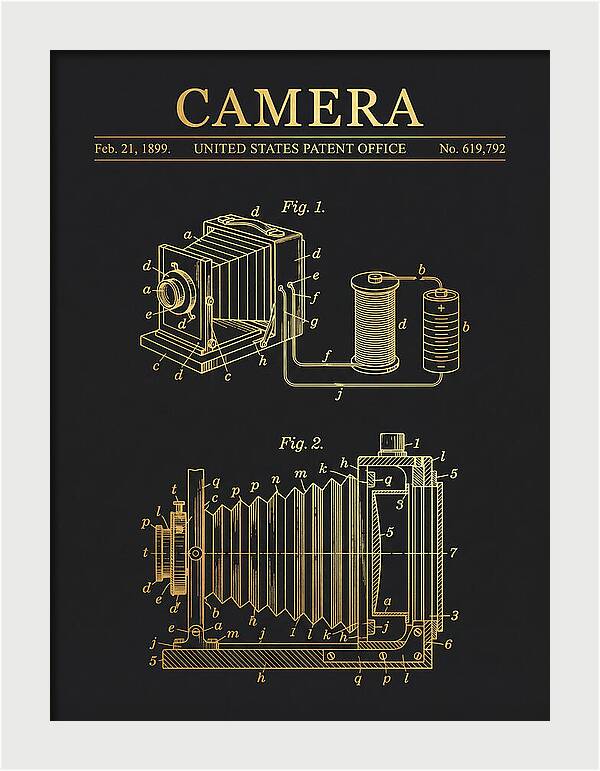 Camera Gold Patent Us619792