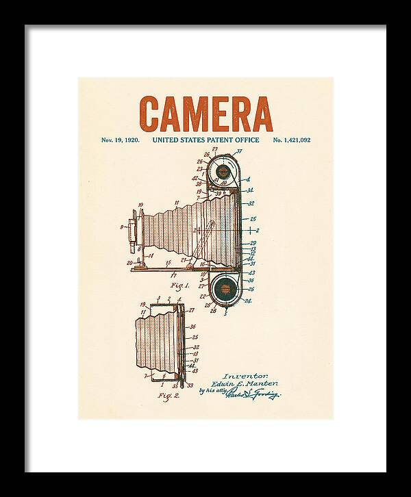 Camera Retro Patent Us1421092a