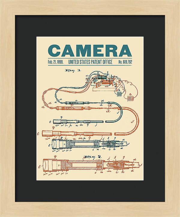 Camera Retro Patent Us619792