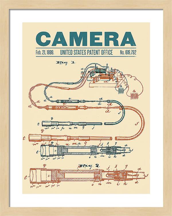 Camera Retro Patent Us619792