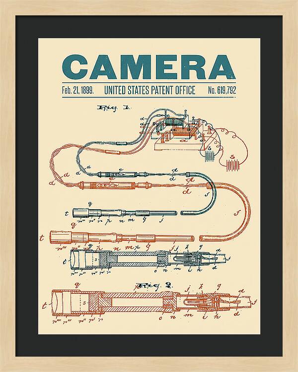 Camera Retro Patent Us619792