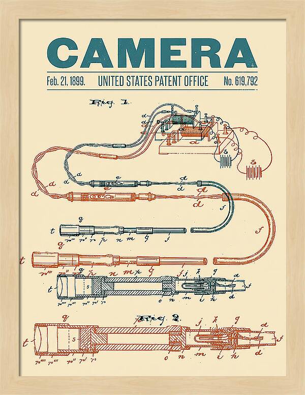 Camera Retro Patent Us619792