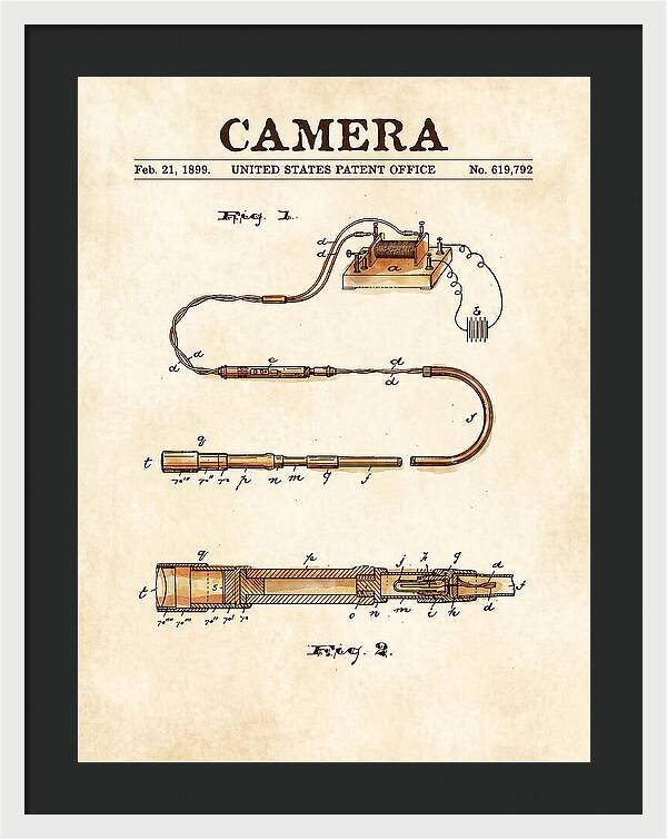 Camera Watercolor Patent Us619792