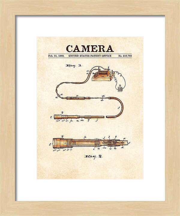 Camera Watercolor Patent Us619792