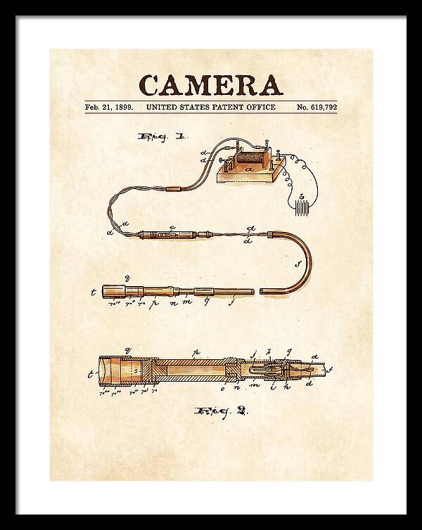 Camera Watercolor Patent Us619792