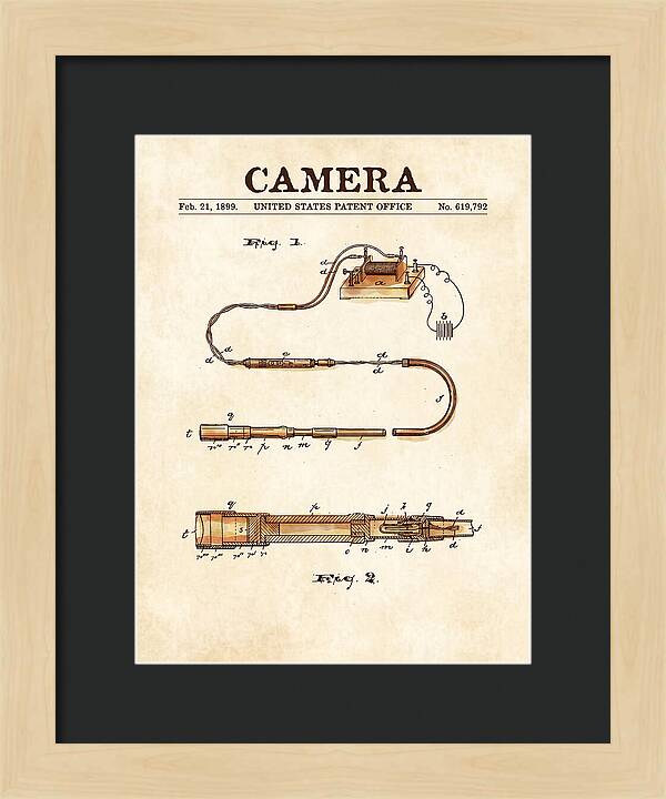 Camera Watercolor Patent Us619792