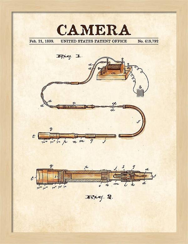 Camera Watercolor Patent Us619792