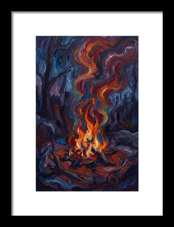 Campfire Dance Of Colors