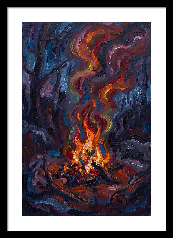 Campfire Dance Of Colors