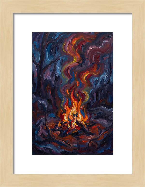 Campfire Dance Of Colors