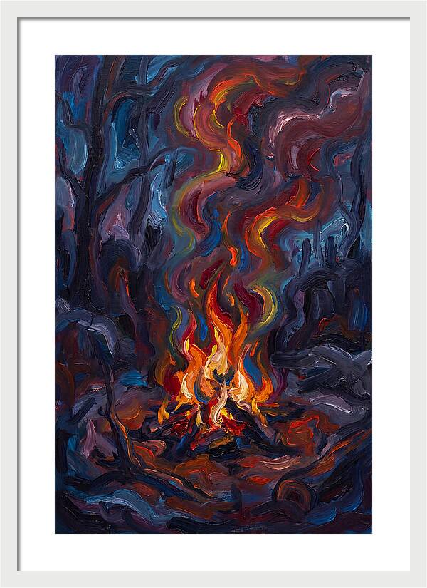 Campfire Dance Of Colors
