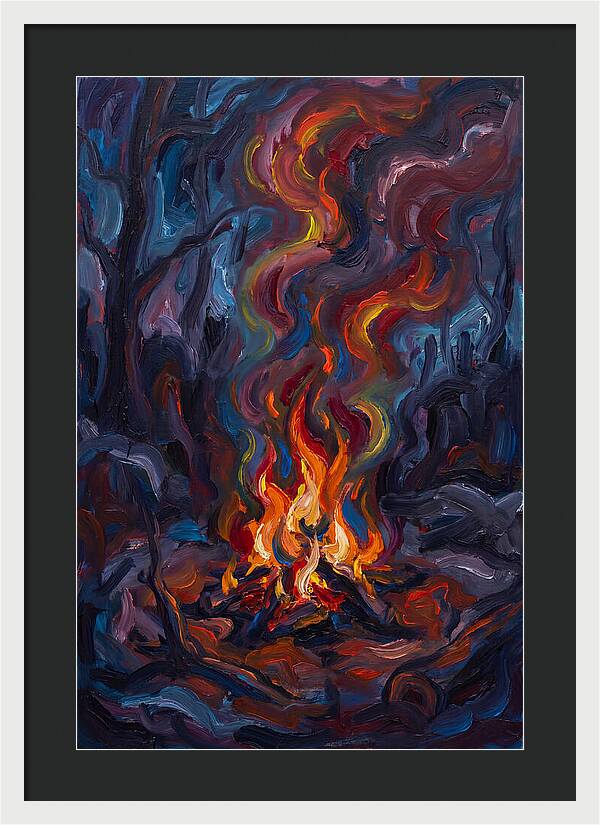 Campfire Dance Of Colors