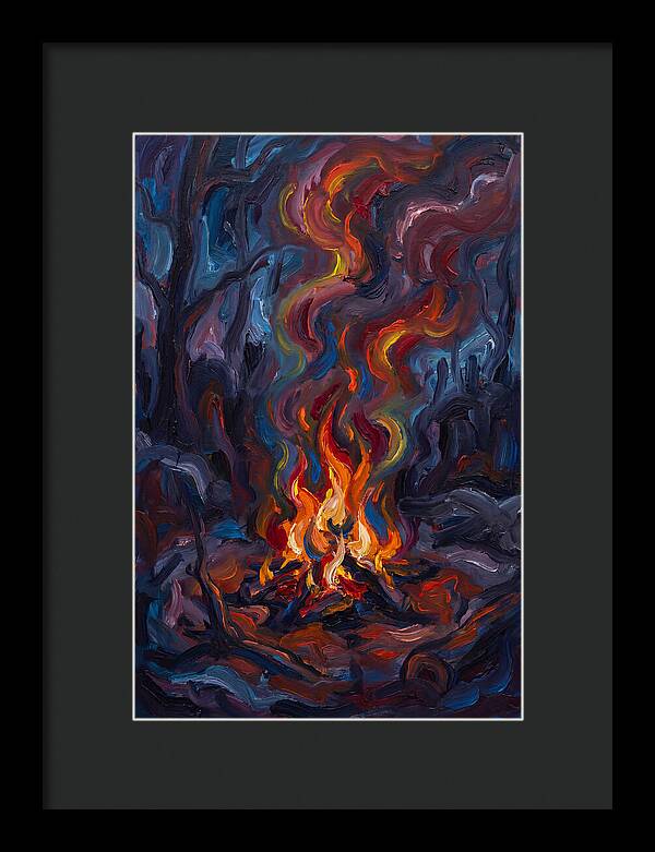 Campfire Dance Of Colors
