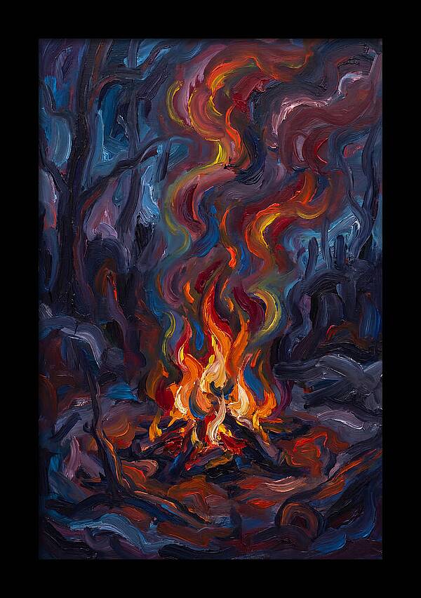 Campfire Dance Of Colors