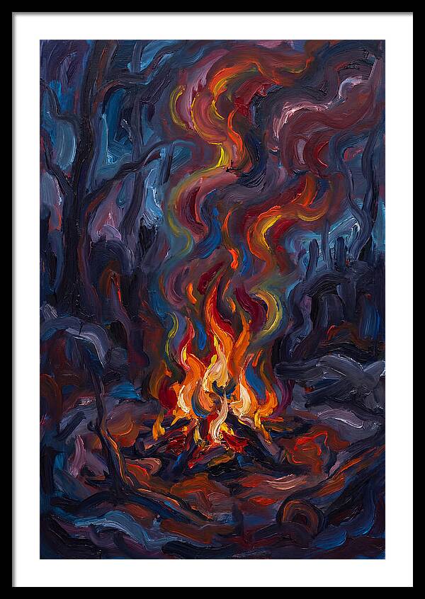Campfire Dance Of Colors