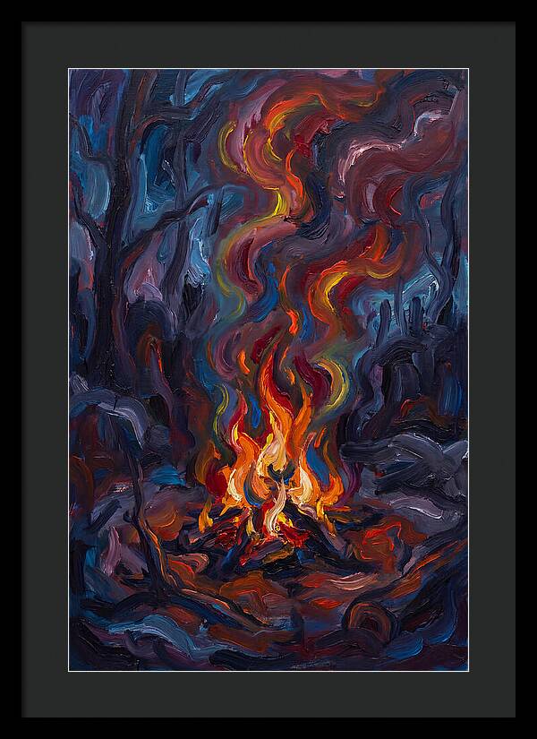 Campfire Dance Of Colors
