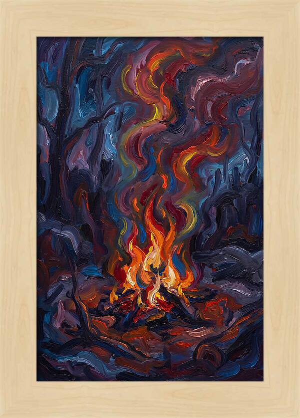 Campfire Dance Of Colors