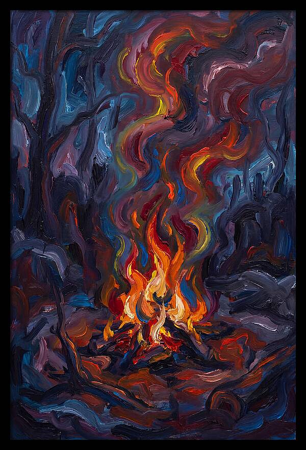 Campfire Dance Of Colors
