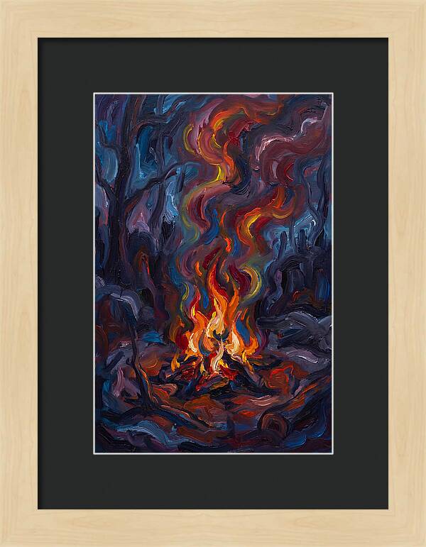 Campfire Dance Of Colors