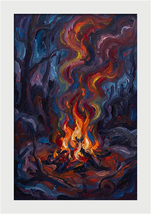 Campfire Dance Of Colors