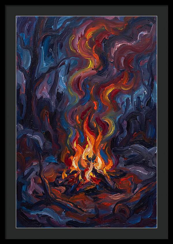 Campfire Dance Of Colors