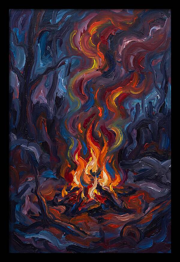 Campfire Dance Of Colors