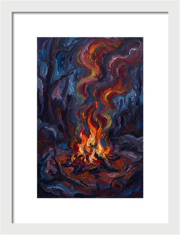 Campfire Dance Of Colors