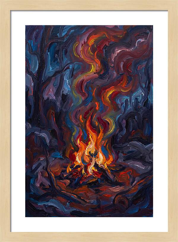 Campfire Dance Of Colors