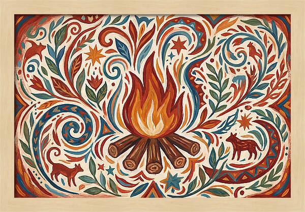 Campfire Folk Art