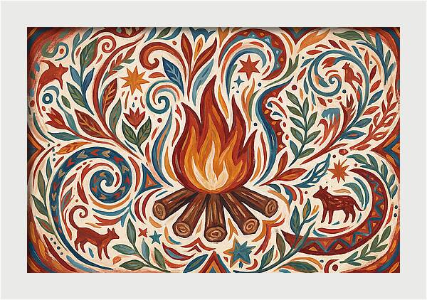 Campfire Folk Art