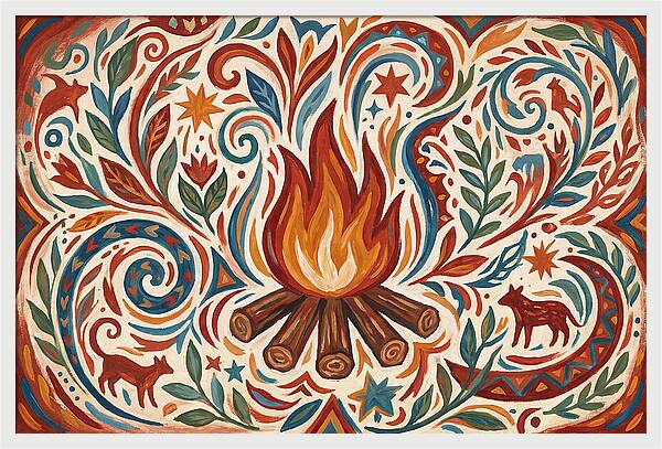 Campfire Folk Art