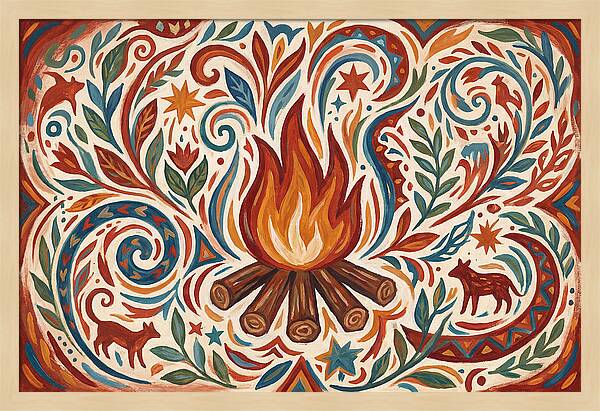 Campfire Folk Art