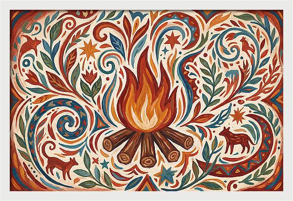 Campfire Folk Art