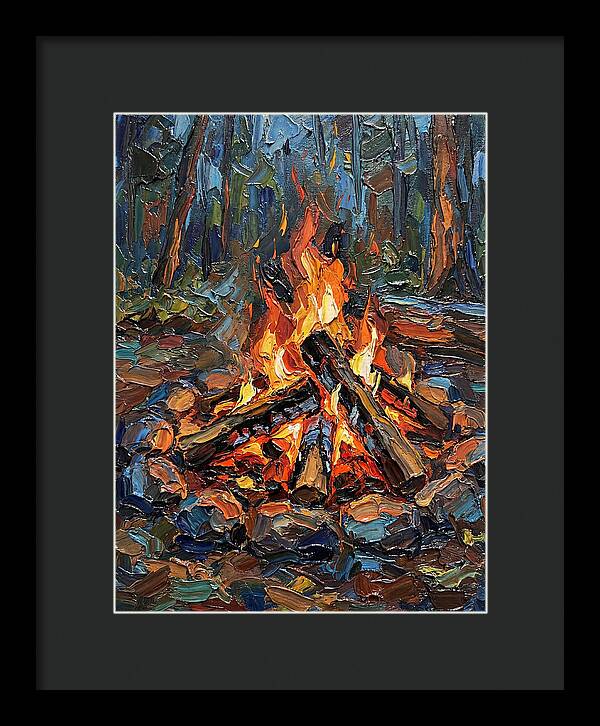 Campfire Glow In Nature