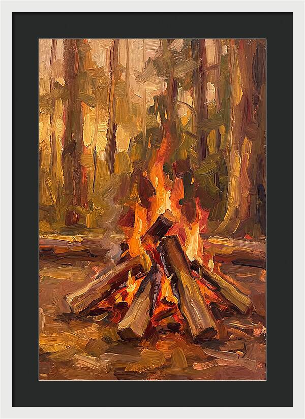 Campfire Serenity In Nature