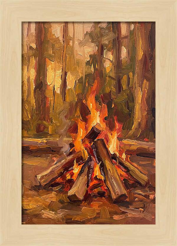 Campfire Serenity In Nature