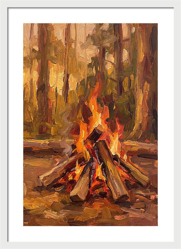 Campfire Serenity In Nature