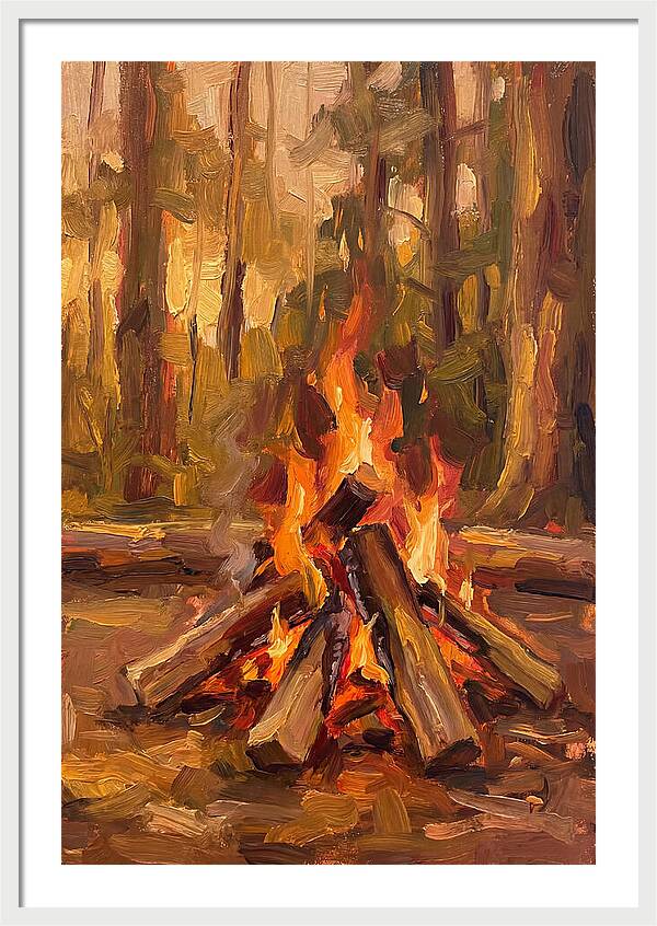 Campfire Serenity In Nature