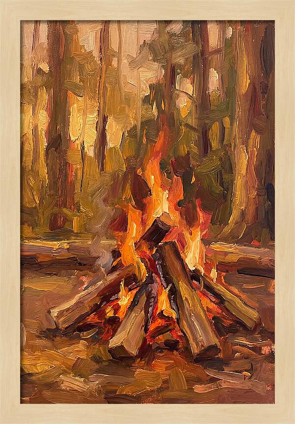 Campfire Serenity In Nature
