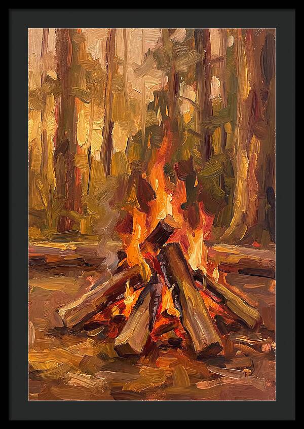 Campfire Serenity In Nature