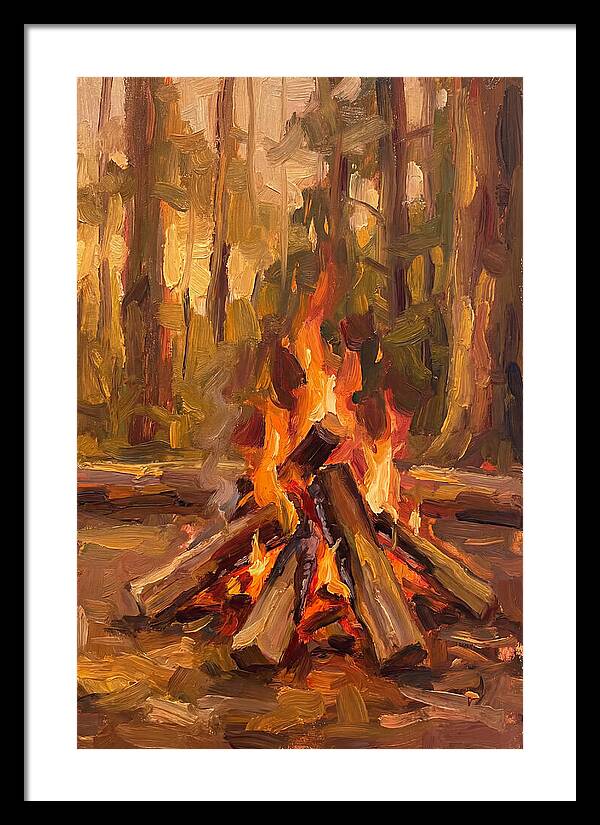 Campfire Serenity In Nature
