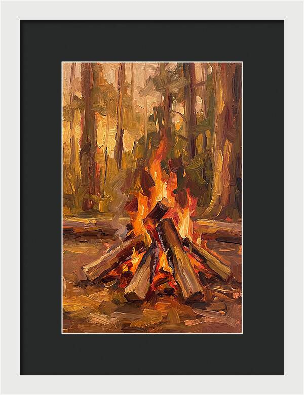 Campfire Serenity In Nature